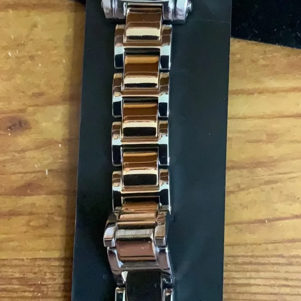 NYC & Co Rose Gold and Silver Rhinestone Watch, Removable Links, Rhinestone‎